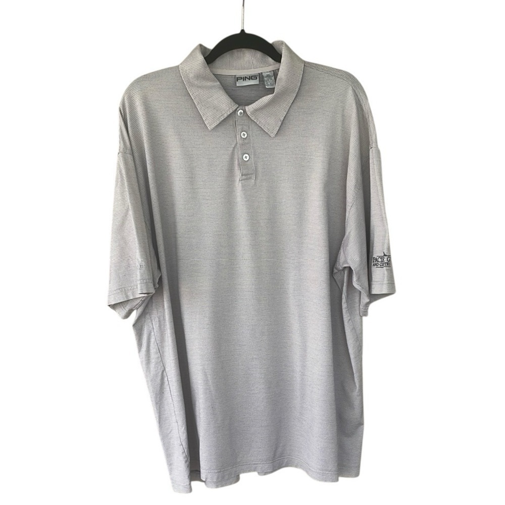 Ping Polo Shirt Size XXL Short Sleeve Pacific Golf Country Club Cotton Sports